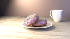 Donut Free 3D Model
