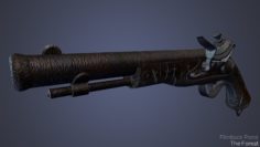 Flintlock Pistol (The Forest) 3D Model