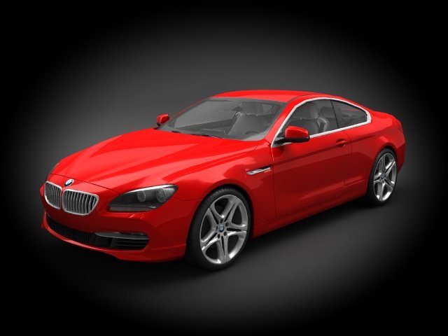 BMW M6 2012 Coupe 3D Model