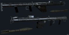 M1 Bazooka “Menace” 3D Model