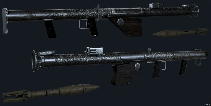 M1 Bazooka “Menace” 3D Model