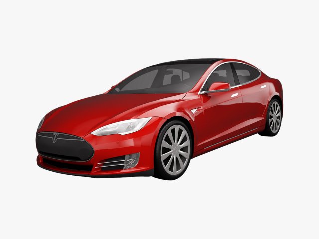 Tesla Model S 2016 3D Model