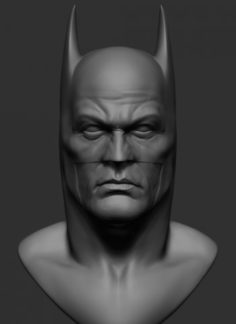 Batman Head Printable 3D Model
