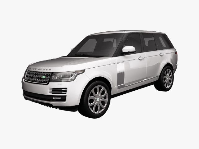 Land Rover Range Rover Supercharged 2016 3D Model