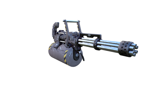 Minigun 3D Model