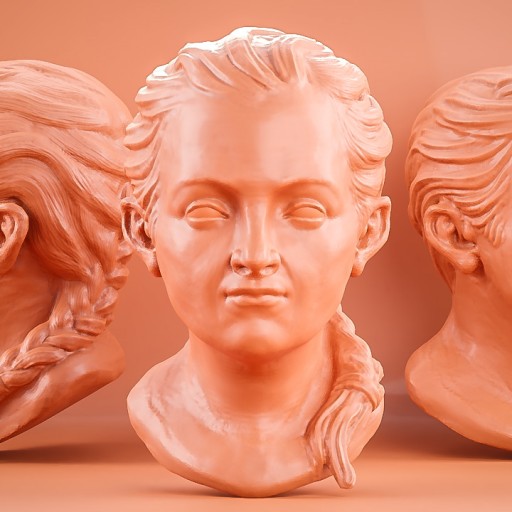 CGC Classic: Female Bust						 Free 3D Model