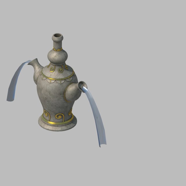 Blacksmith shop – kettle 01 3D Model