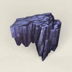 Low Poly Stone Rock 03 3D Model