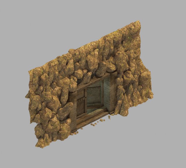 Desert – Palace Entrance – Gate 3D Model