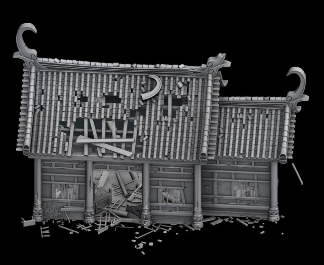 Tongtianhe – breaking the house 02 3D Model