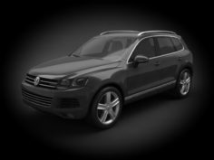 VW Touareg 2012 3D Model