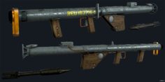 M1 Bazooka “Pointblank” 3D Model