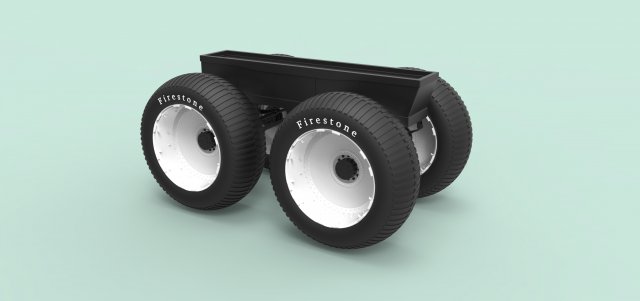 Chassis for Bigfoot 5 3D Model