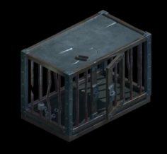 Church Hospital – sleepy cage 02 3D Model