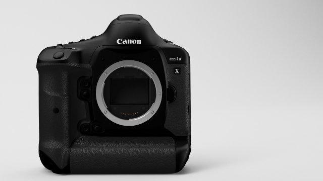 Canon EOS 1D Mark II – Element 3D 3D Model