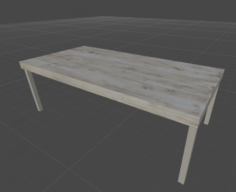 Table with 2 choise texture 3D Model