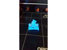 Double 45 Prusa MK2/S heatbed cable cover for enclosures (The Viper) 3D Print Model