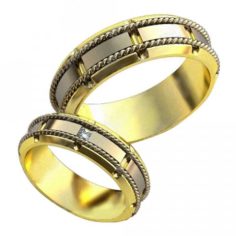 Wedding rings 532 3D Model