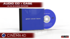 Audio CD case 3D Model
