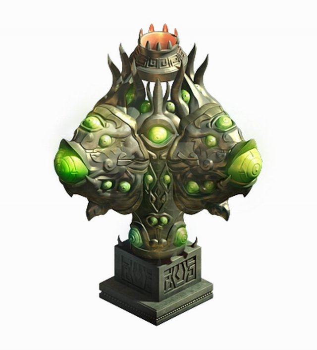 Magic Palace – statue – more eye strange 01 3D Model