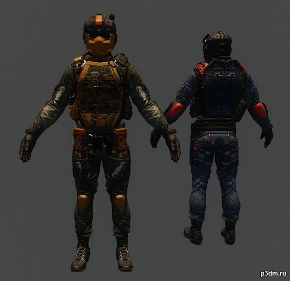 SAS soldier 3D Model