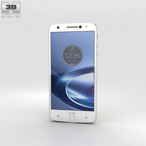 Motorola Moto Z Force Fine Gold 3D Model