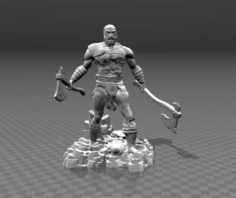New Kratos 3D Model