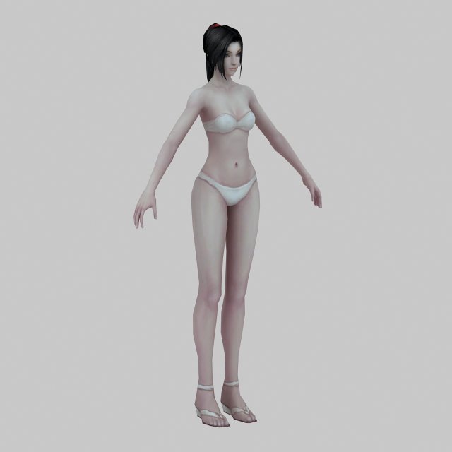 Bikini girl 3D Model