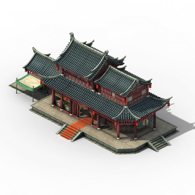 Chang an City – Bank of 11 3D Model