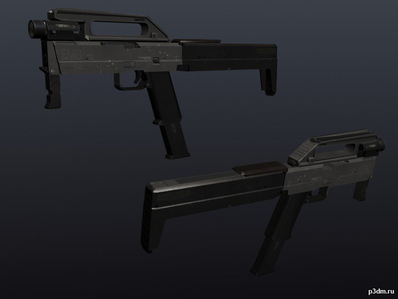 Magpul FMG-9 3D Model