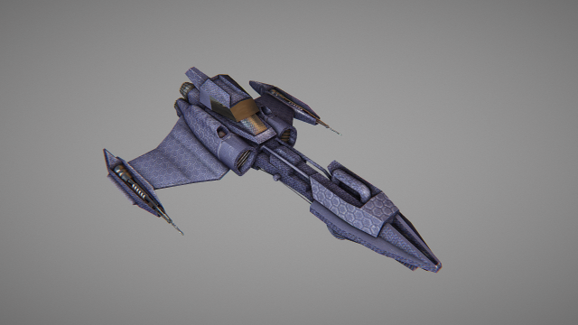 Alien space ship 3D Model