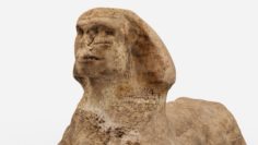 Great sphinx of Gizapyramid 3D Model
