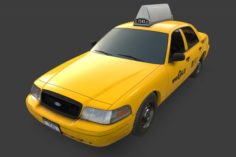 New York Taxi 3D Model
