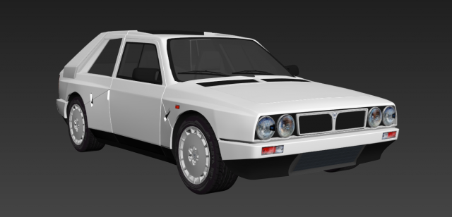 Lancia Delta S4 3D Model