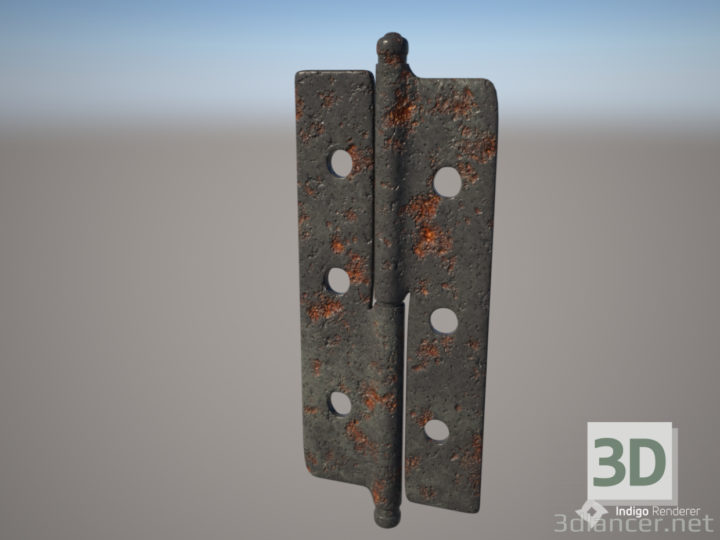3D-Model 
Door hinge (old)