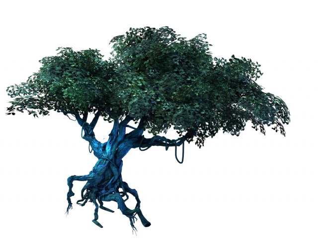 Crystal Marsh – Tree 02 3D Model