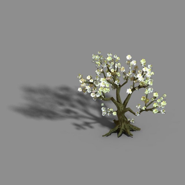 Capital City – White Tree 01 3D Model