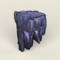 Low Poly Stone Rock 06 3D Model