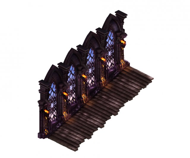 Evil creatures – windows 05 3D Model