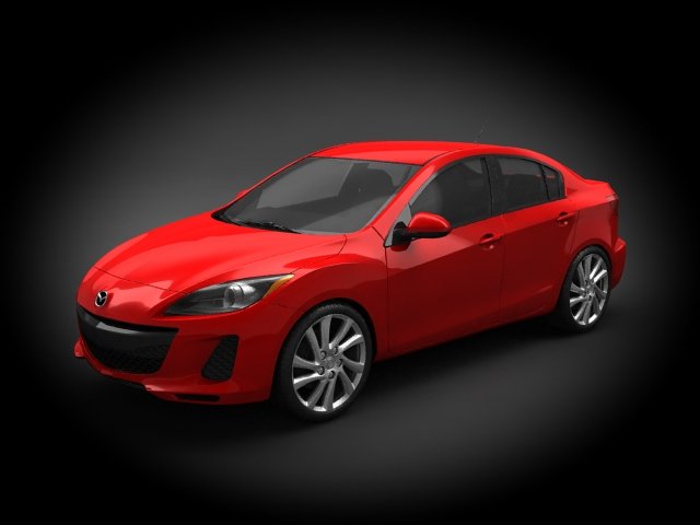 Mazda 3 2012 Sedan 3D Model