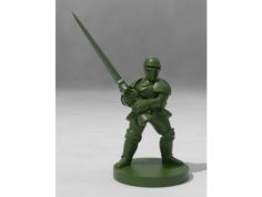 Armored Knight with Greatsword 3D Print Model