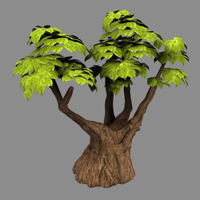 Empty Mulberry – small tree -02 3D Model