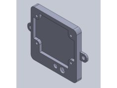 Backplate W1209 Modified for case  3D Print Model