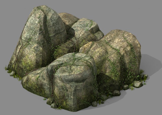 Explore the mountains – Rocks 015 3D Model