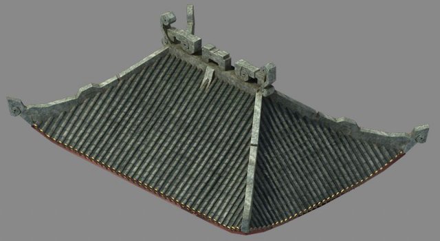 Building – Decoration – Roof 09 3D Model