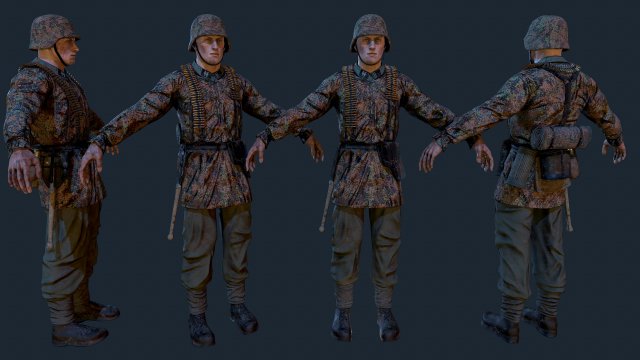 SSsoldier 3D Model