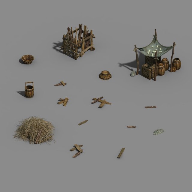 Common objects – Prairie – Sundries 01 3D Model