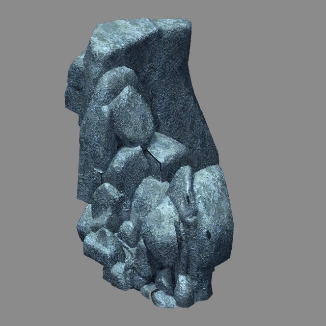 Mountain interior – stone 2 3D Model