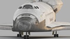 Space Shuttle Atlantis astronaut 3D Model