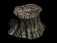 Journey to the West – stump 01 3D Model